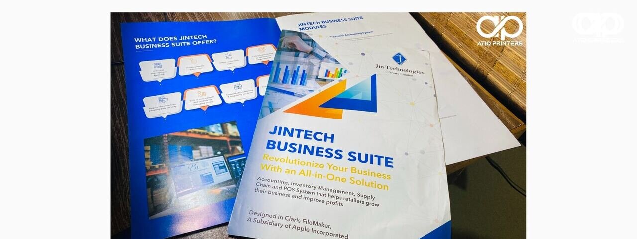 Bi-fold brochure printing in Karachi for software product